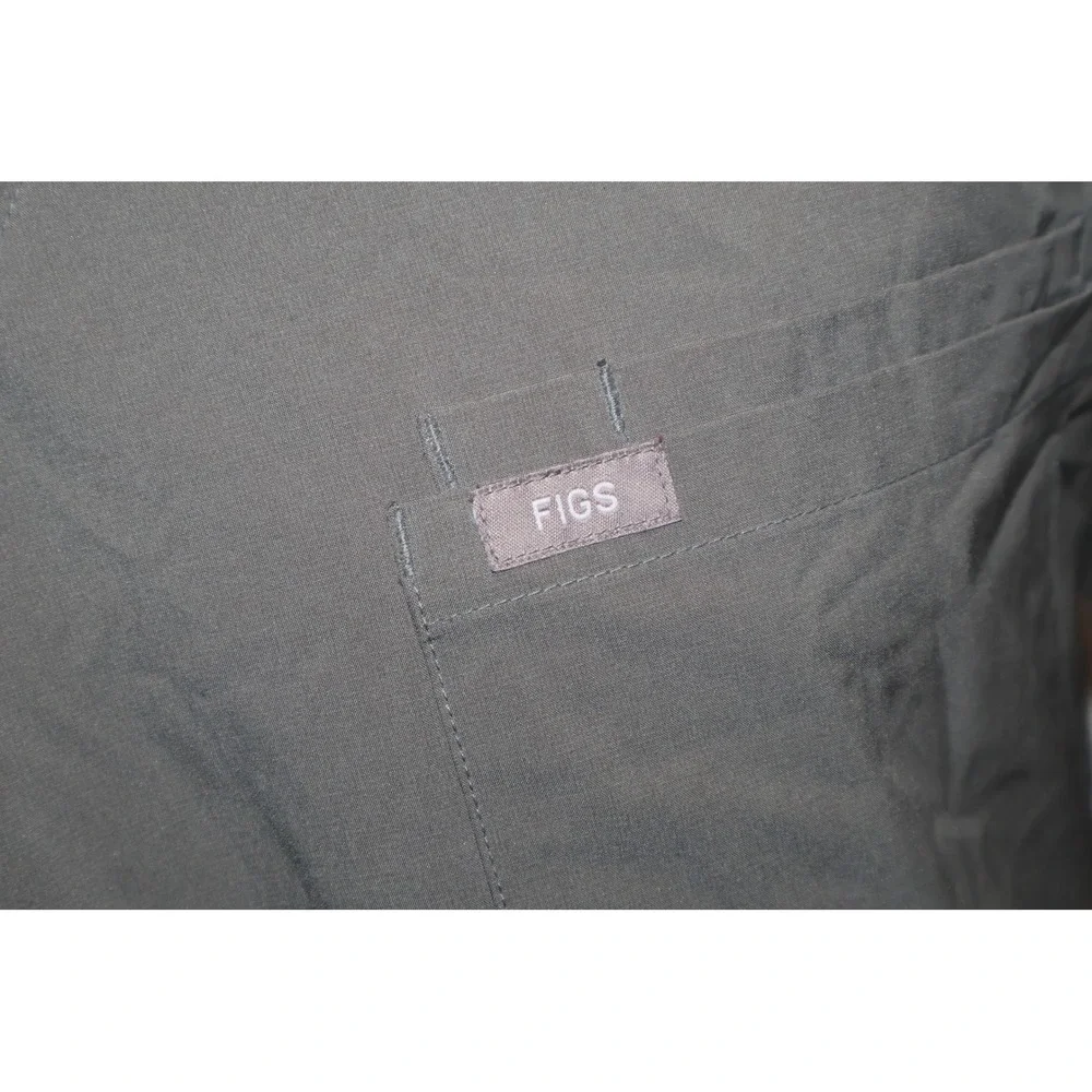 Figs Scrub Set Mens XL Olive Green V-Neck Top Jogger Pants Technical Uniform **